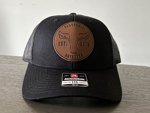 Leather Patch Black Hat