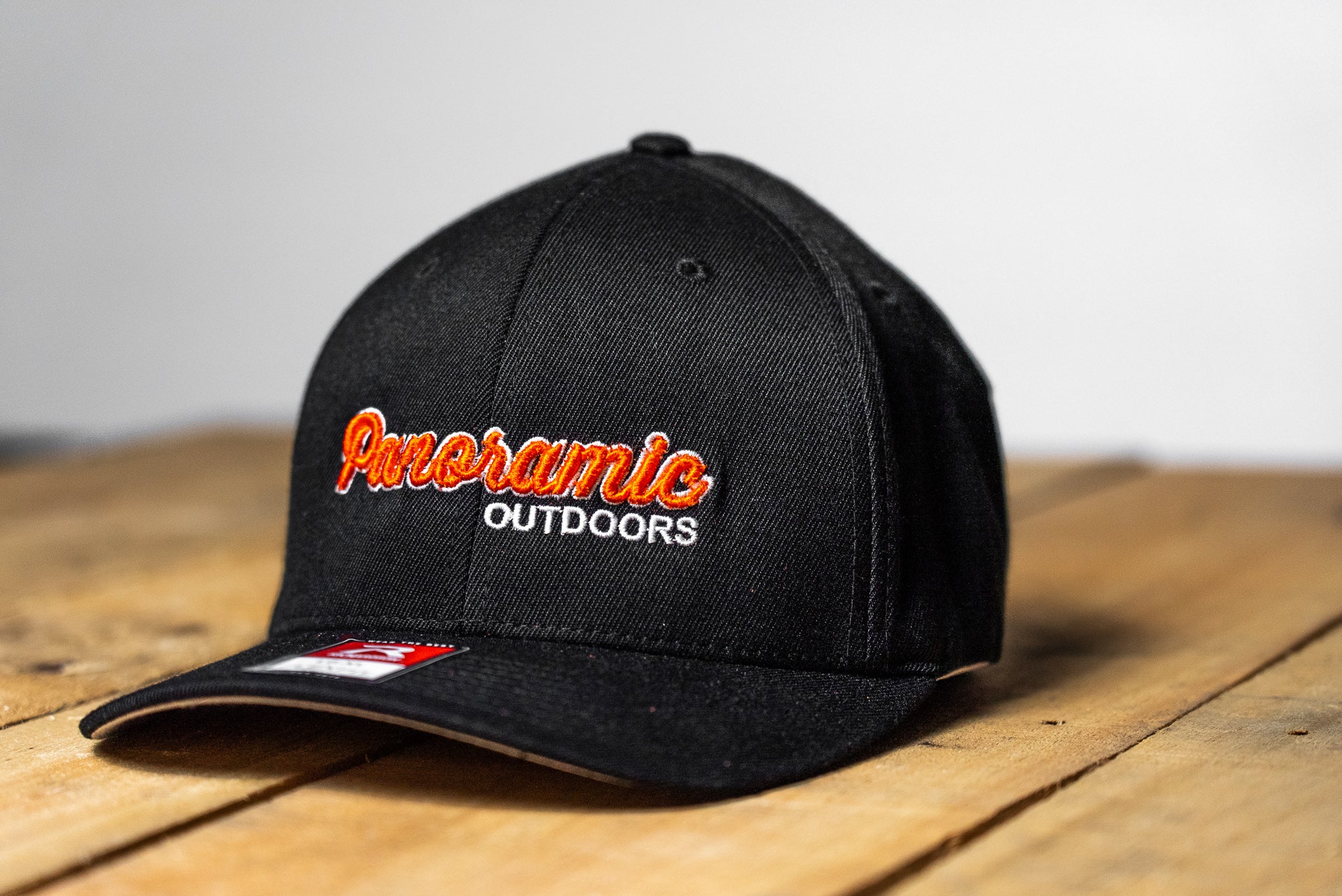 Black Flex Fit Panoramic Outdoors Hat